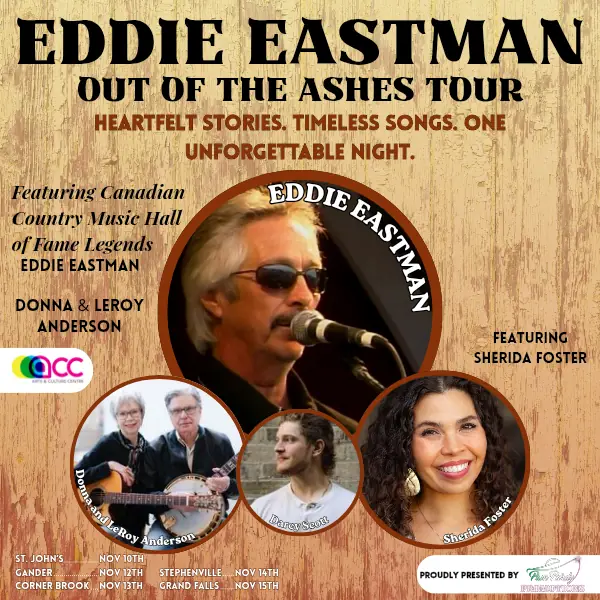 Out Ashes at Arts and Culture Centre Gander
