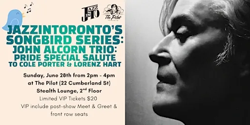 JazzInToronto's Songbird Series: John Alcorn Trio - Pride Special