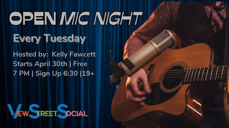 Open Mic hosted by Kelly Fawcett à View Street Social