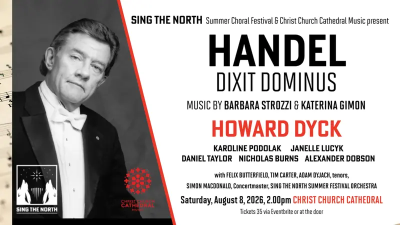 Sing the North Festival Concert: A Baroque Celebration at Christ Church Cathedral