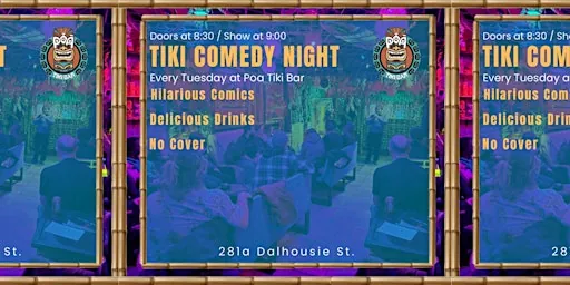 Tiki Comedy Night à 281A Dalhousie St