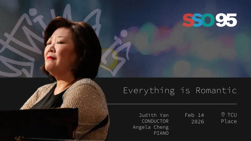 Saskatoon Symphony Orchestra Presents: Everything is Romantic at TCU Place