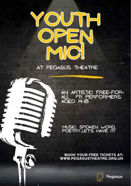 Youth Open Mic - Light Festival en Pegasus Theatre