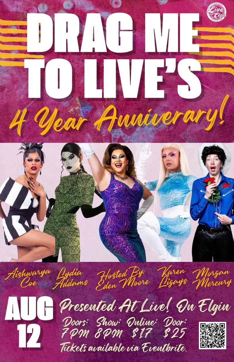 Drag Me To Live 4 Years Anniversary at LIVE on Elgin