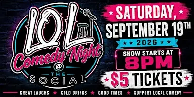 LOL Comedy Night at The Social! at 109 Pitt St