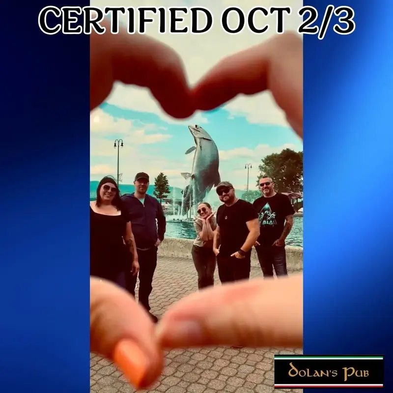 Certified at Dolan's Pub