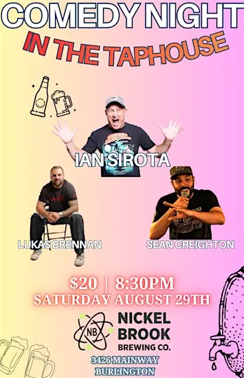 Stand Up Comedy Night at Nickelbrook Brewery à Nickel Brook Brewing Co.