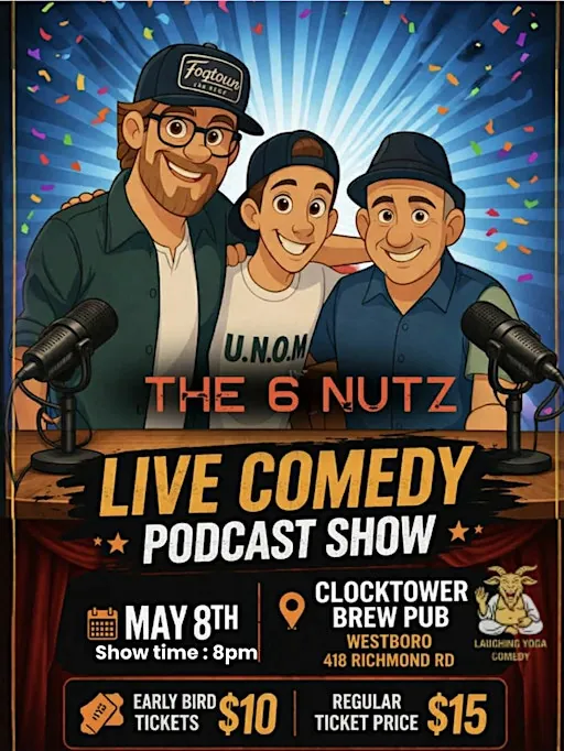 The 6 Nutz Live Stand-Up Comedy Podcast