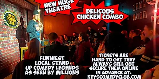 FRIDAY KEYS TORONTO STAND UP COMEDY CLUB COMEDY SHOW at Key's Stand up Comedy Club Toronto Improv Bar and Grill