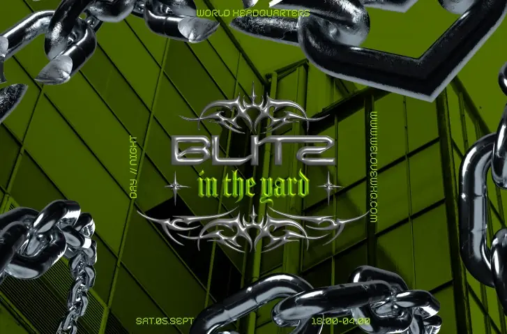 BLITZ IN THE YARD - FREE PARTY - DAY & NIGHT