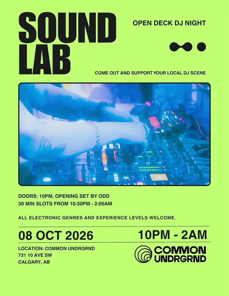 Sound Lab (Open Decks) at Commonwealth Bar & Stage