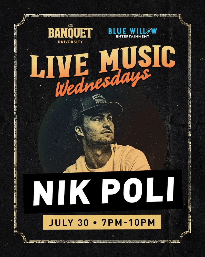 Nik Poli at The Banquet Bar - Mahogany