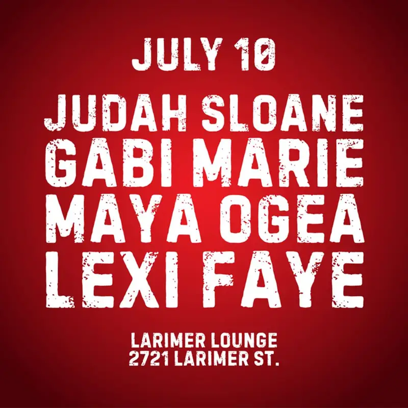 Judah Sloane à Larimer Lounge