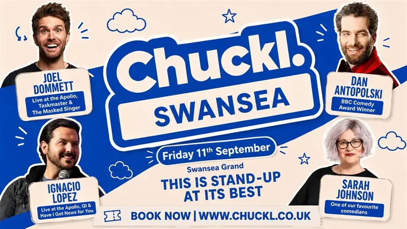 Chuckl. Swansea - Joel Dommett & Ignacio Lopez à Swansea Grand Theatre