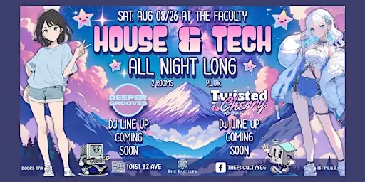 Twisted Cherry x Deeper Grooves - 2 Room Experience ( at The Faculty Event Centre