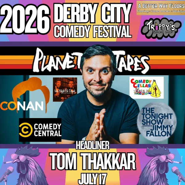 Derby City Comedy Festival Presents: Tom Thakkar at Planet of the Tapes