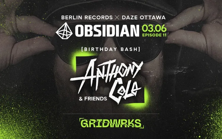 OBSIDIAN 11 : TONY's BIRTHDAY BASH at Gridwrks