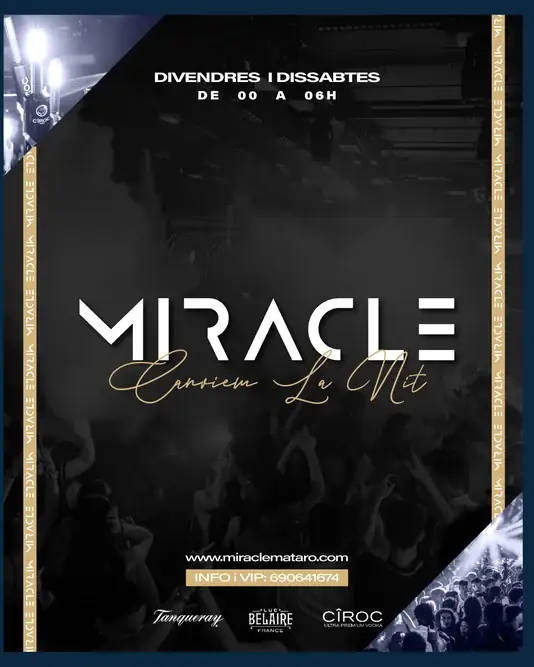 DIVENDRES 23 en Miracle Mataró