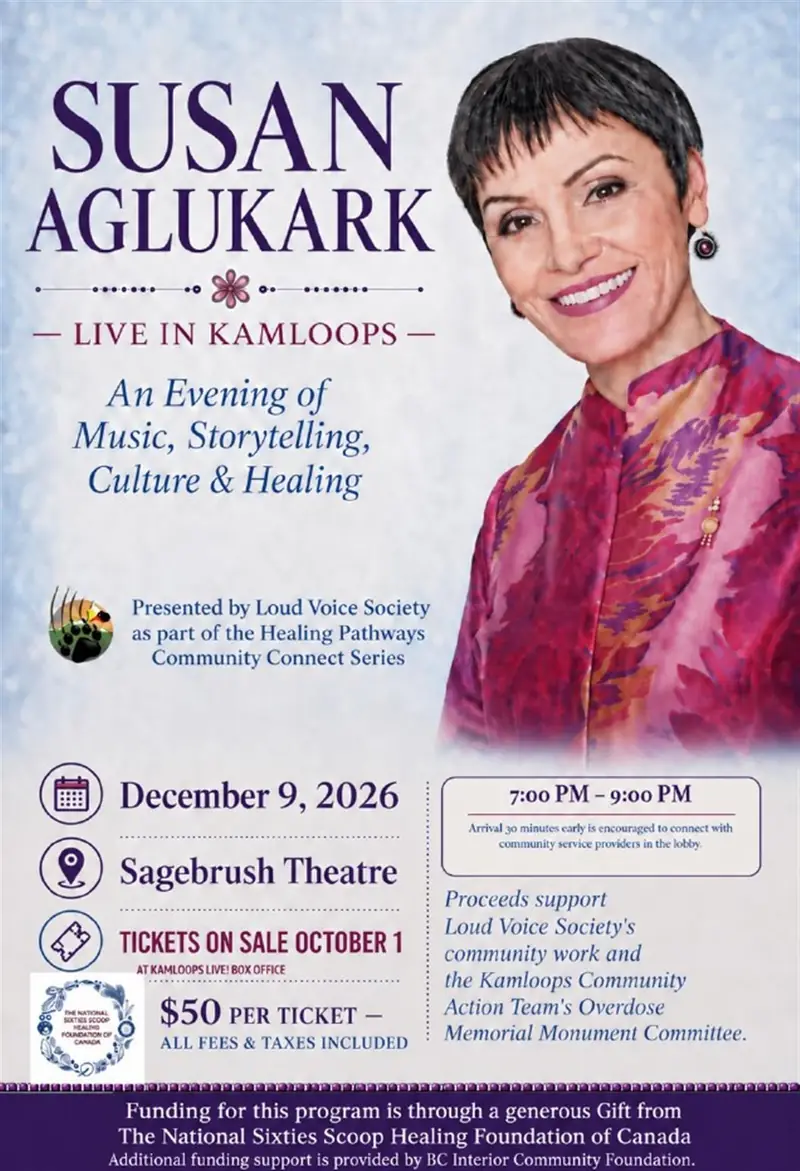 Susan Aglukark - An Evening of Music, Storytelling, Culture & Healing at Sagebrush Theatre