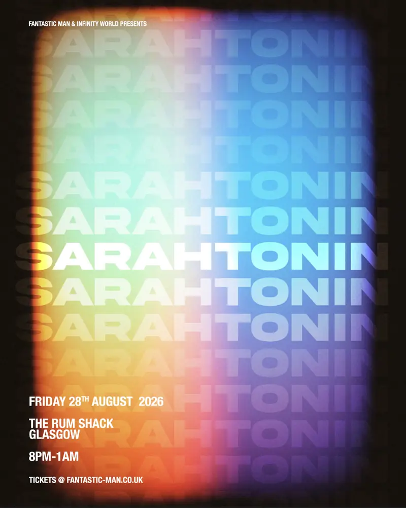 Fantastic Man presents Sarahtonin à The Rum Shack