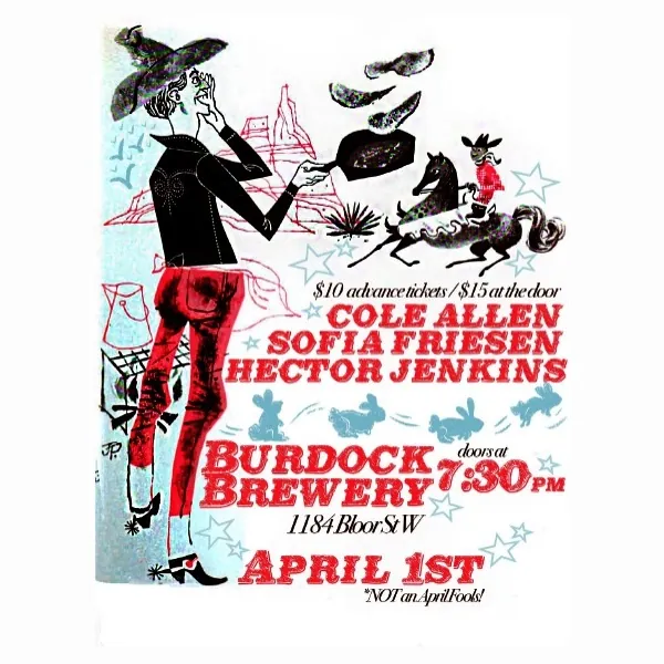 Hector Jenkins, Cole Allen, Sofia Friesen at Burdock Music Hall