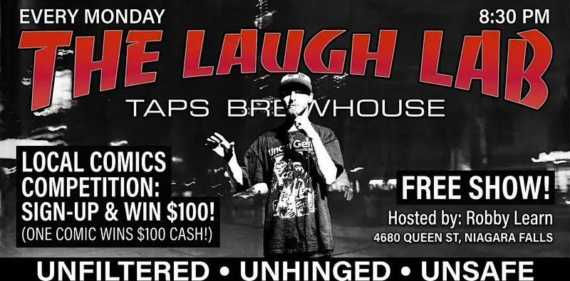 THE LAUGH LAB - Stand-up Comedy Niagara Falls en Taps Brewhouse