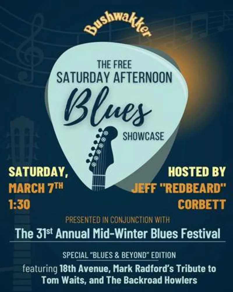 FREE SATURDAY AFTERNOON BLUES SHOWCASE