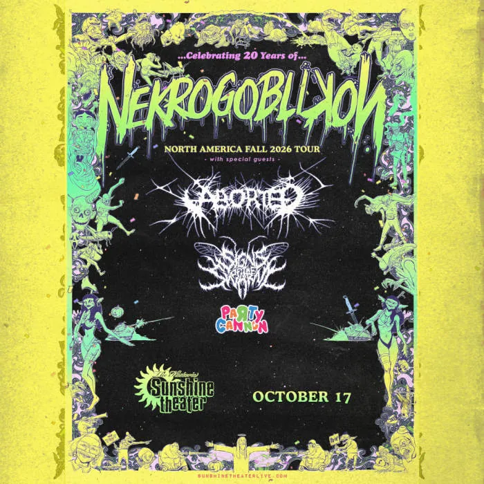 Nekrogoblikon * Aborted * Signs of The Swarm * Party Cannon à The Historic El Rey Theater