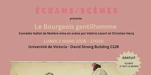 Le Bourgeois gentilhomme à University of Victoria