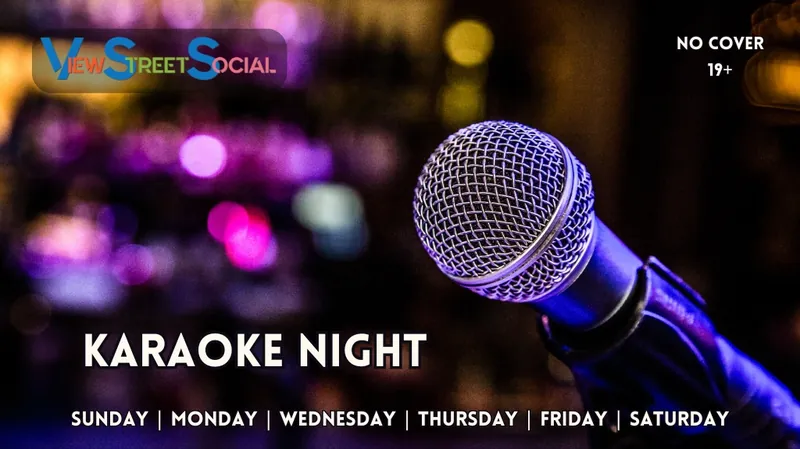 Karaoke en View Street Social