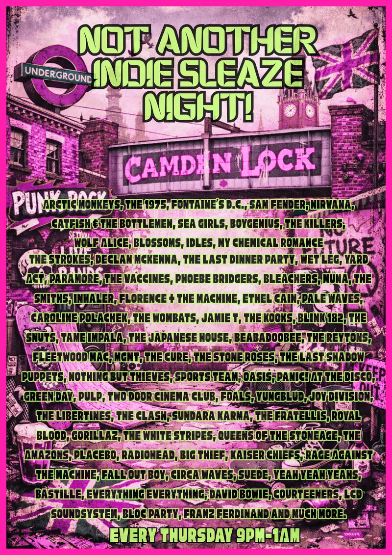 NOT ANOTHER INDIE SLEAZE NIGHT