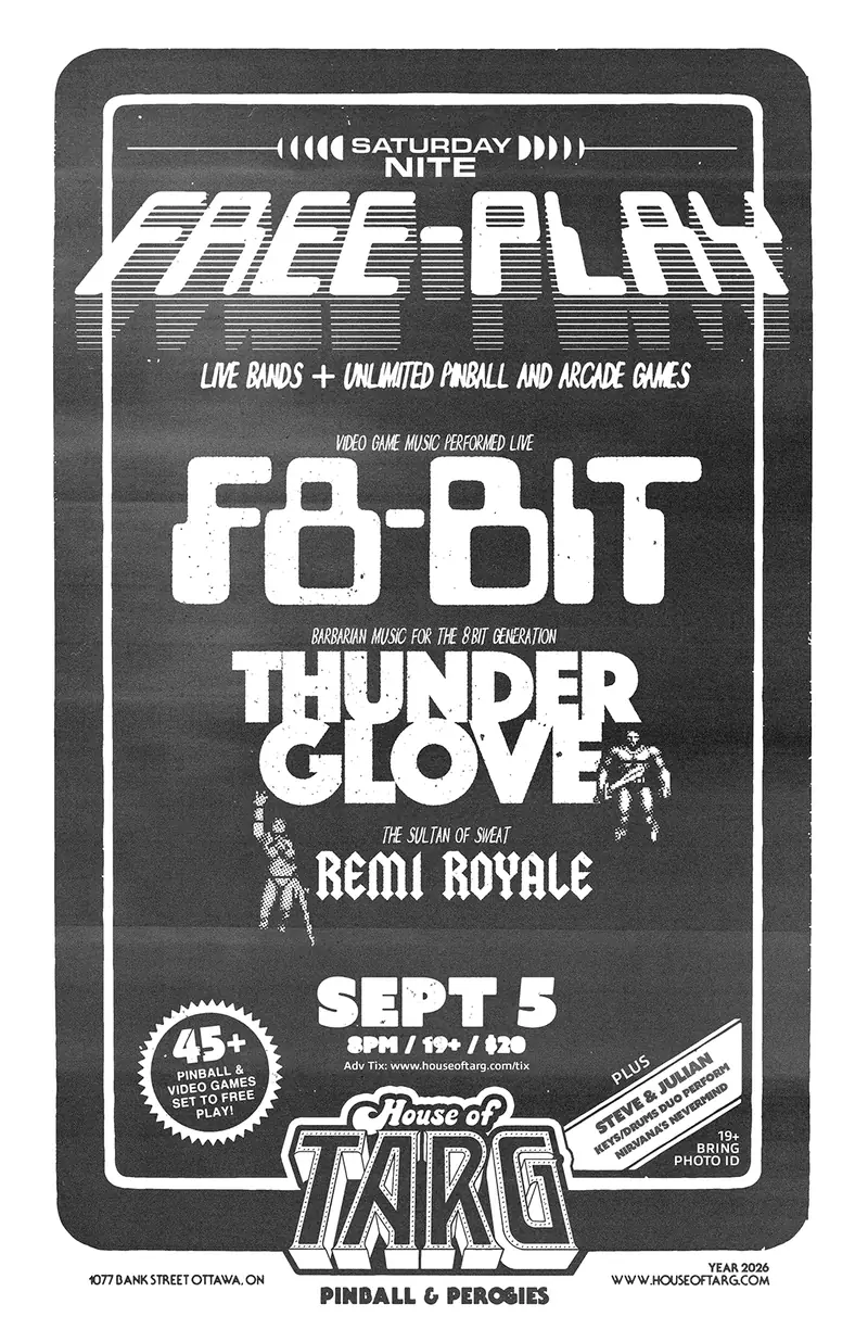 Saturday Nite FREE-Play at House of TARG