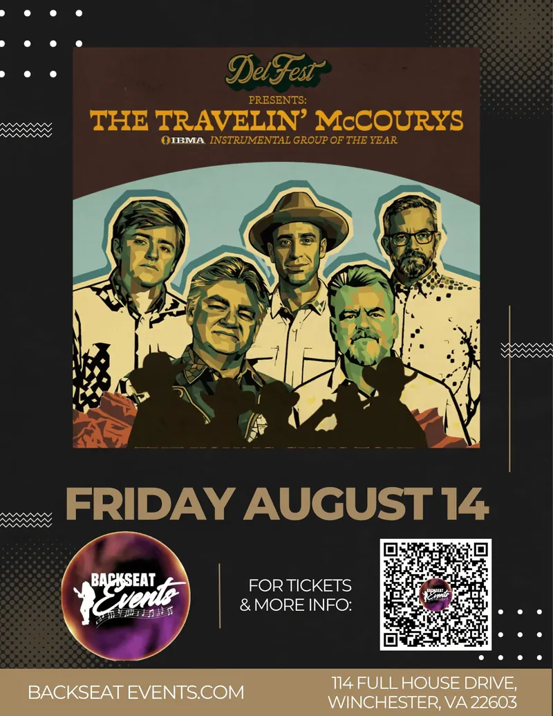 The Travelin' McCourys at Backseat Events