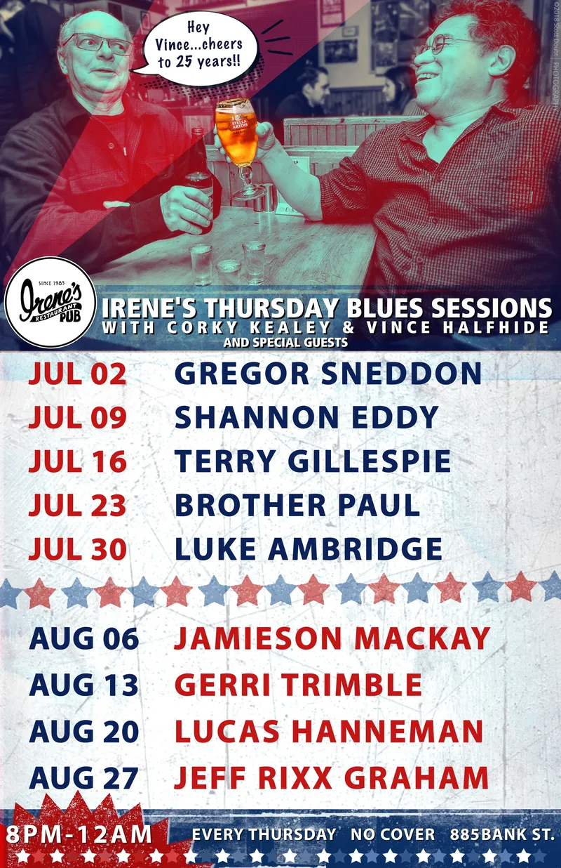 Irene's Thursday Blues Sessions at Irene's Pub