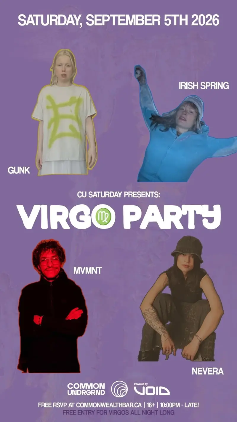 CU Saturday pres. Virgo Party at Commonwealth Bar & Stage