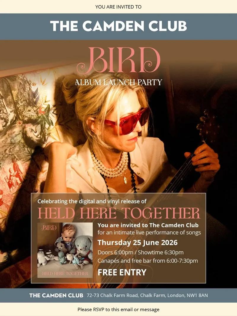 BIRD – "Held Here Together" Album Launch Party