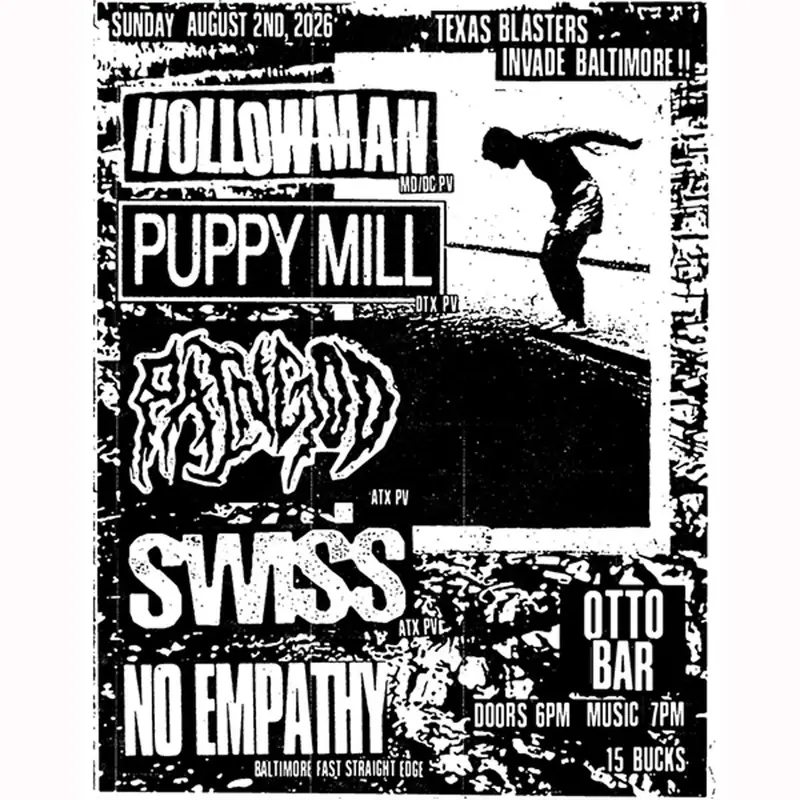 Hollowman, Puppy Mill, Paingod, Swiss, No Empathy