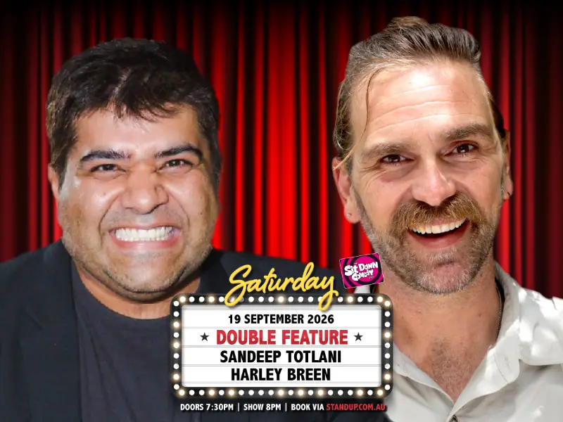 Saturday Double Feature - Sat 19 Sep en Sit Down Comedy Club