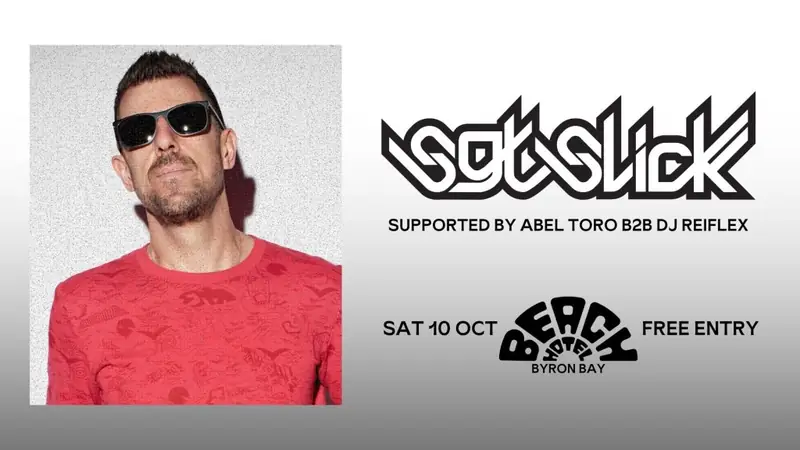 SGT SLICK en Beach Hotel, Byron Bay