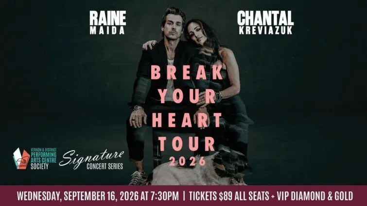 Raine Maida & Chantal Kreviazuk à Vernon & District Performing Arts Centre