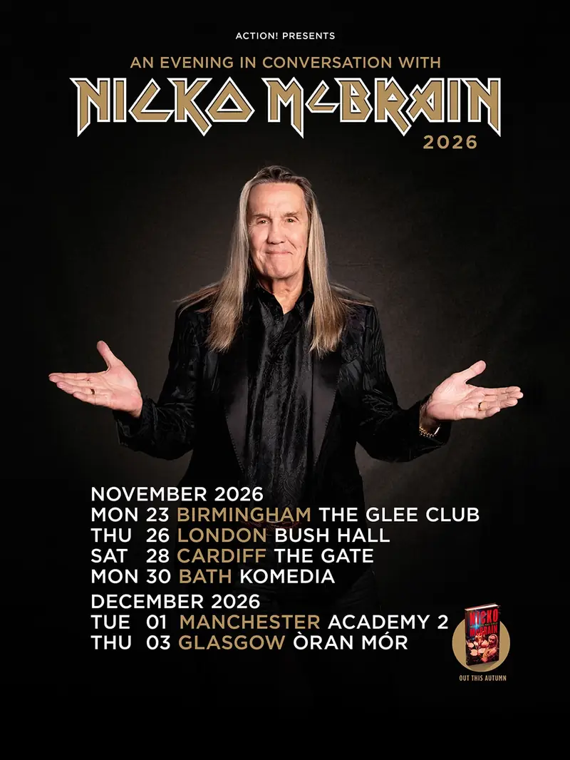Nicko McBrain – An Evening In Conversation With à Òran Mór