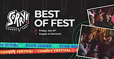 Best of the Fest! STAND-UP à Supply & Demand Beer and Pizza