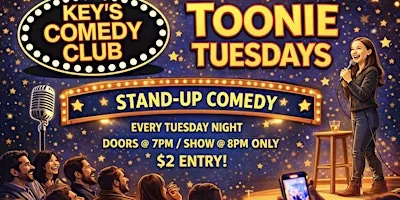 TOONIE TUESDAYS KEYS STAND UP COMEDY CLUB (OPEN MIC) TORONTO COMEDY SHOW