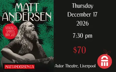 Matt Andersen at The Astor Theatre