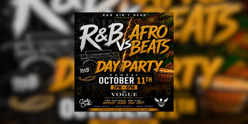 R&B Ain't Dead: R&B vs Afrobeats Day Party at The Vogue