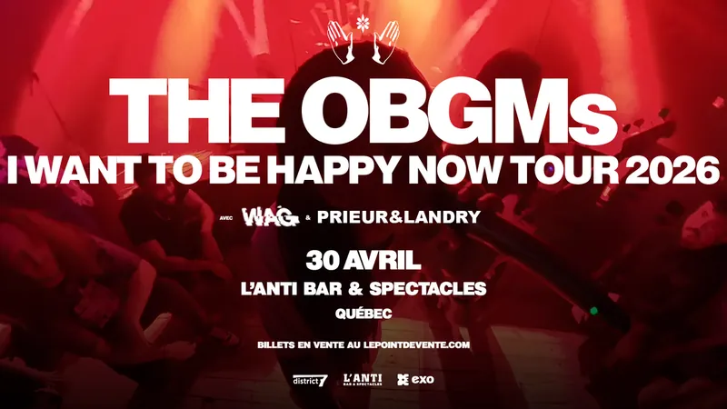 The OBGMs avec Prieur & Landry et WAG at L'Anti Bar & Spectacles