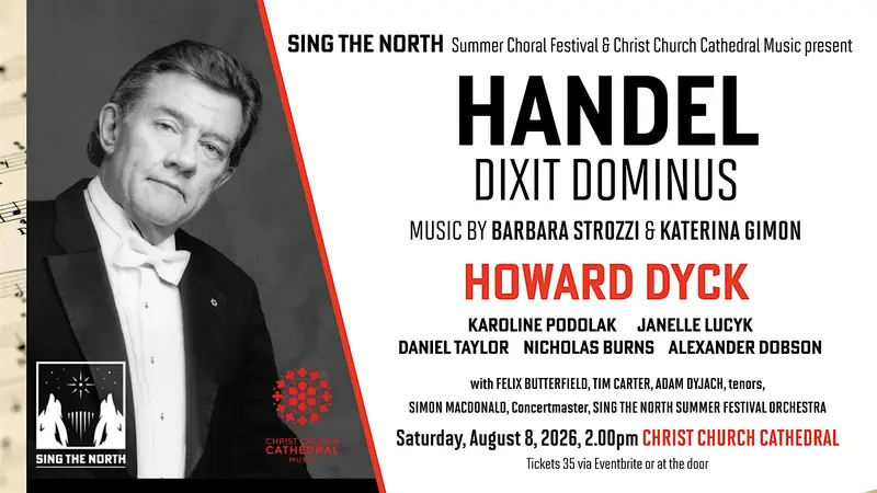 Sing the North Festival Concert: A Baroque Celebration at Christ Church Cathedral Victoria
