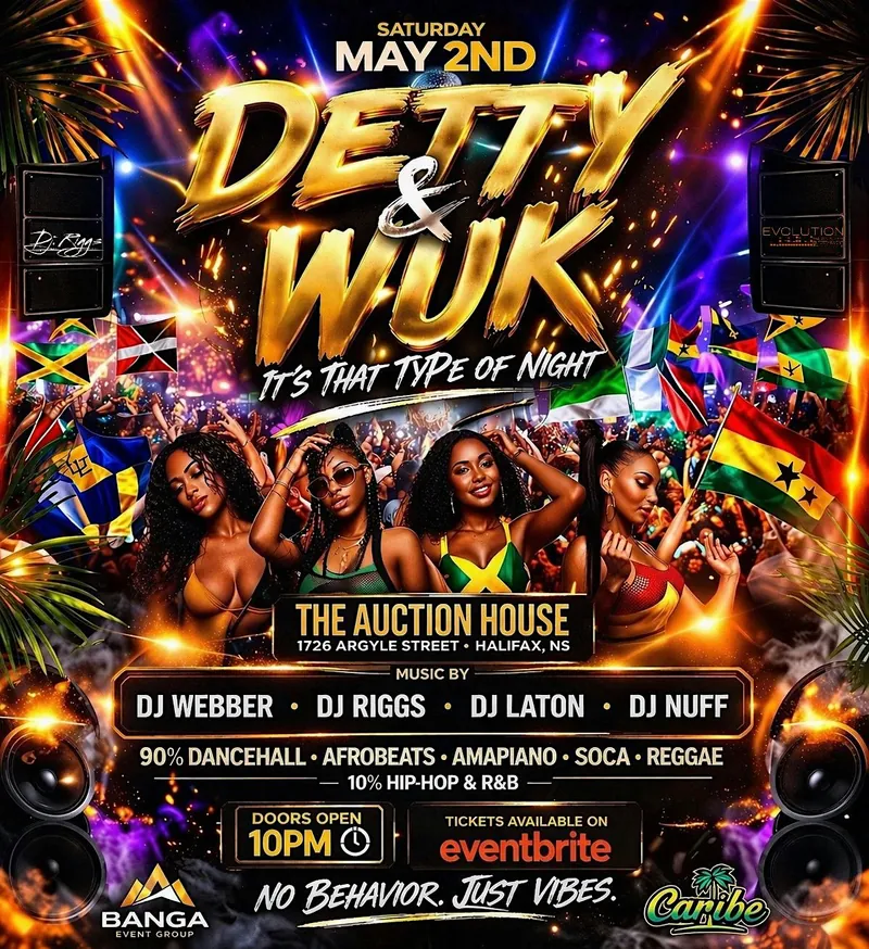 DETTY & WUK - Afro/Caribbean party experience at The Auction House