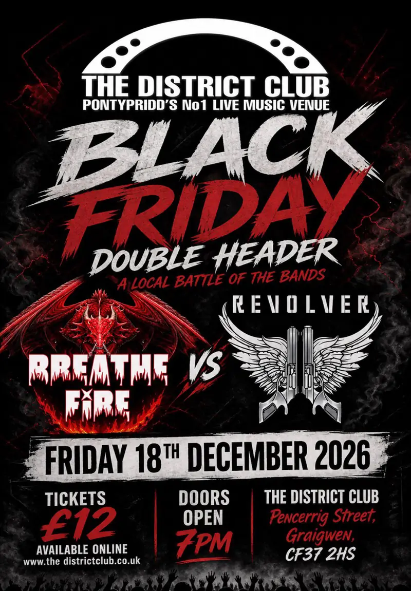 Black Friday at The District Club Pontypridd