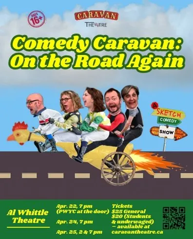 Comedy Caravan: On the Road Again— Friday, Saturday at 7pm & Saturday at 2pm